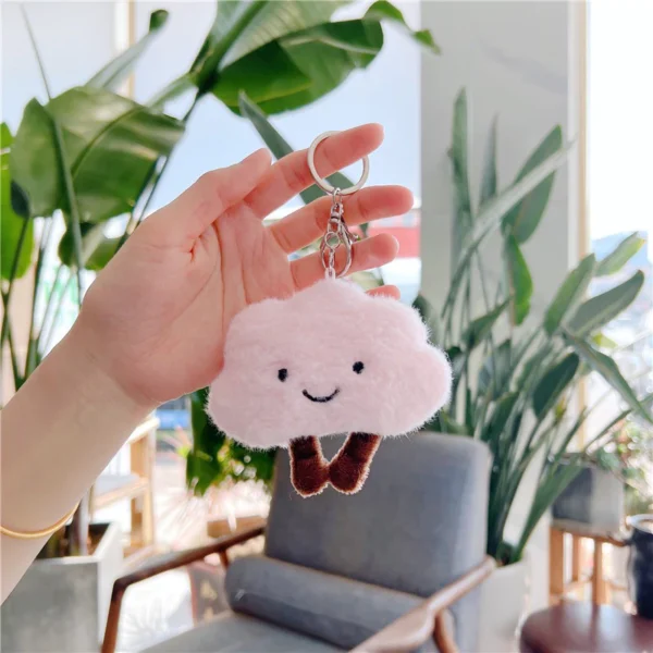 Cute Cloud Keychain