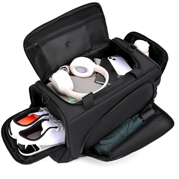 my-11134207-7rasa-m8gescus21pw0e.webp Water Resistant Pu Leather Gym Bag